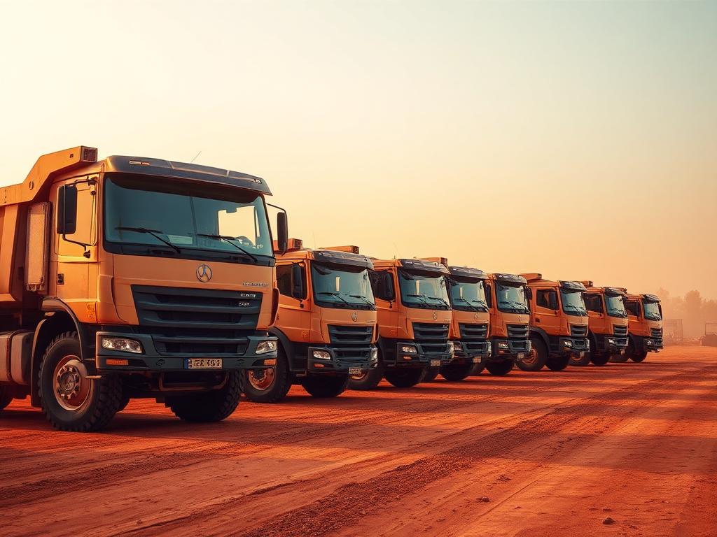 Heavy load trucks: Shacman, Dongfeng, Sino Howo